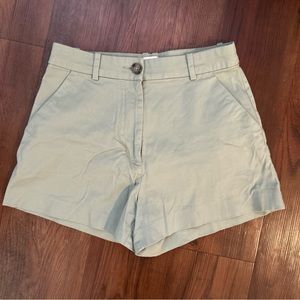 Sage green H&M shorts